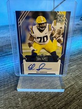 2022 Leaf Draft - Autographs Blue #BA-EI1 Ed Ingram (AU, RC)