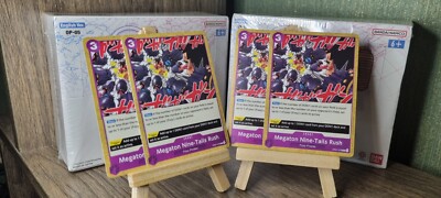 OP07-078 Megaton Nine-Tails Rush Purple Deck Spielset One Piece TCG (4 Karten!)