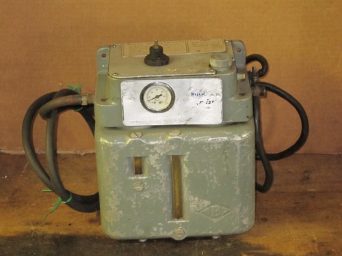 Bijur UBA SprayMist Coolant Generator System Pump 110/120v Valve Bridgeport Used
