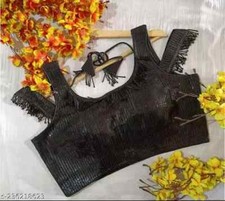 Indian Ready made New Party Wear Sequins Georgette Blouse For Woman