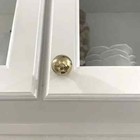 2x Gold Brass Ball Knobs Round Cabinet Drawer Door Dresser Kitchen Mushroom Pull — photo 8