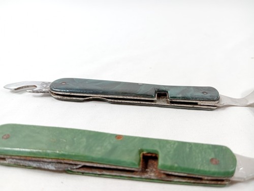 Tourist Set USSR Folding Fork And Spoon Opener Travel Camping Soviet Vintage - Picture 18 of 24