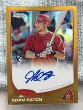 2013 Topps Chrome GOLD Refractor Adam Eaton Autograph RC /50 Diamondbacks