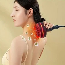 Multi-Functional Scraping Electrical Meridians Dredging Kneading Massager