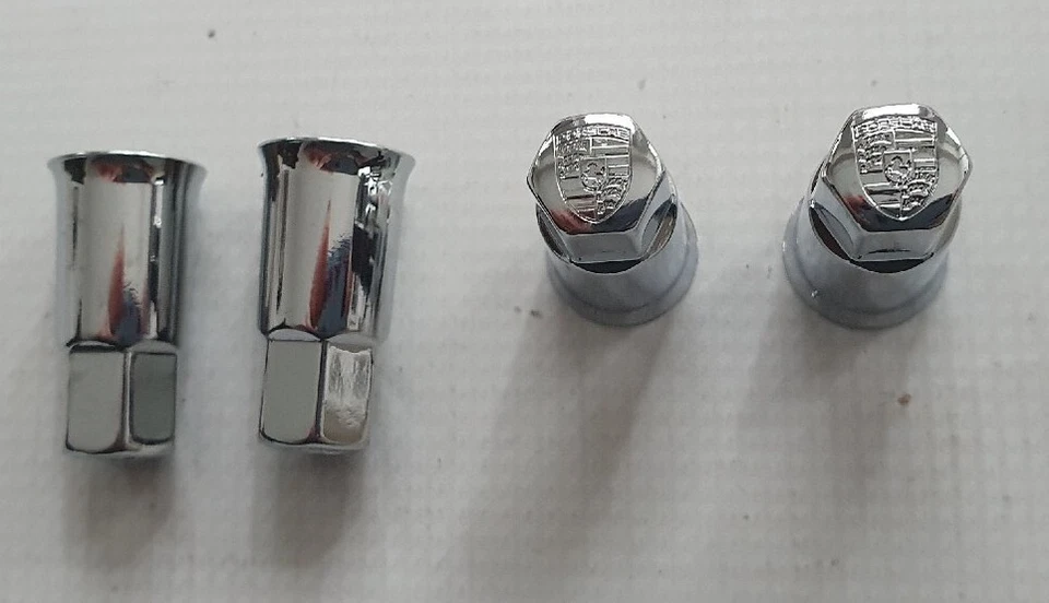 Tapacubos de válvula OEM Porsche 911 964 993 996 997 Boxster Cayman sin RDK Foto 2 de 4