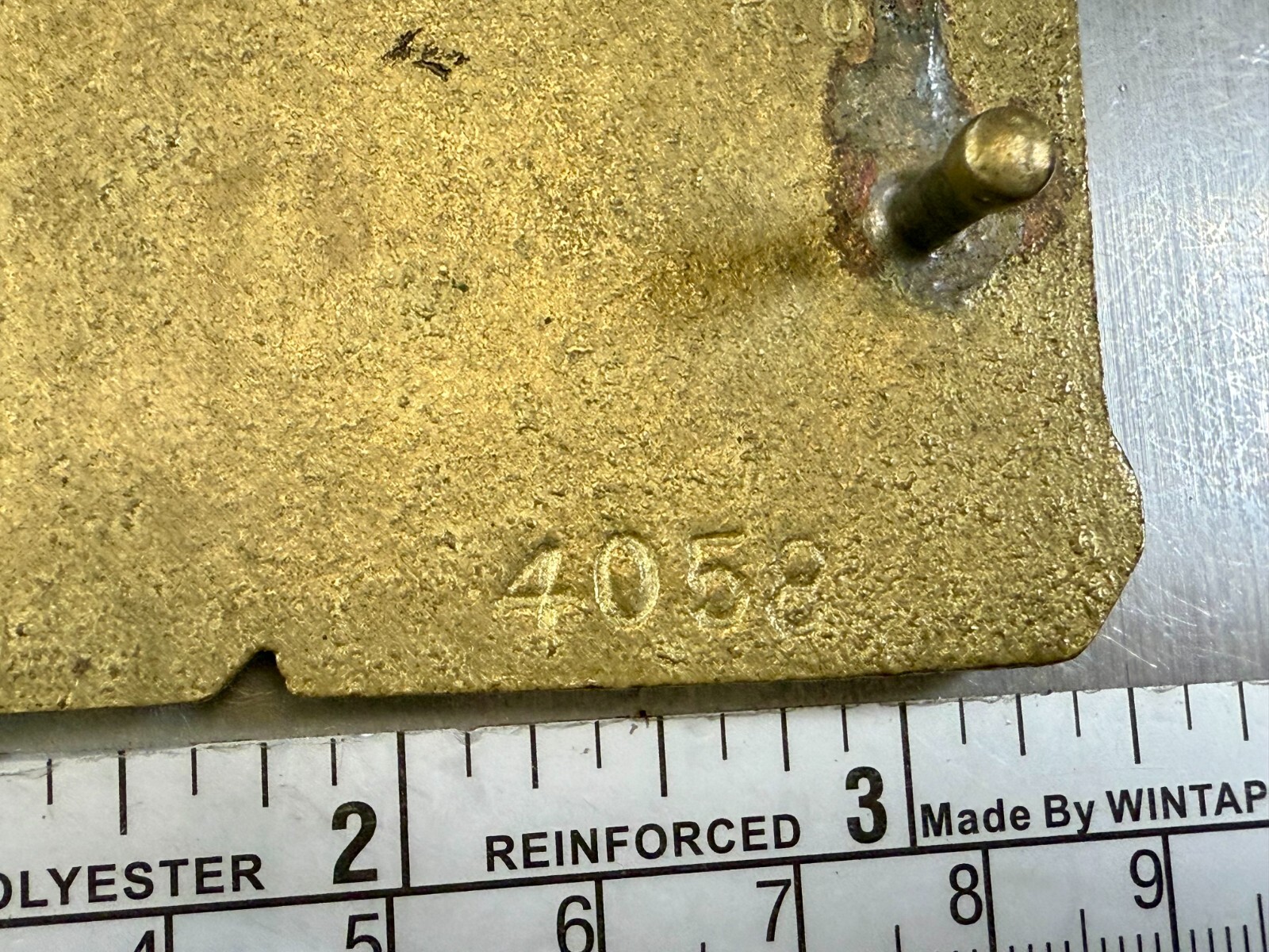 Custom Name DAN Block Letter Solid Brass Vintage … - image 7