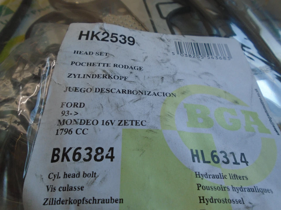 BGA Cylinder Head Gasket Set HK2539 fits Ford Mondeo 93-2000 - Image 2 of 3