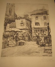 1930 Clara Valentini Incisione Saint Cerè Palermo Sicilia De Francisco Dedica