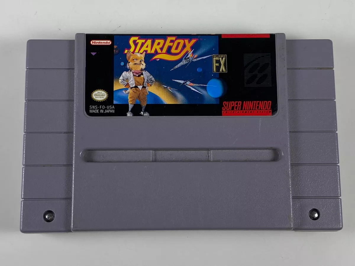 Star Fox - SNES Super Nintendo Game Starfox - Tested Working & AUTHENTIC