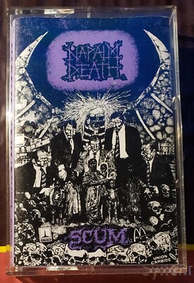 Napalm Death ‎– Scum cassette Tape 1991 Relativity | eBay