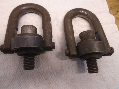HD Swivel Hoist Rings with 3/4-10 Bolt Thread Load Rating 5000 Pounds