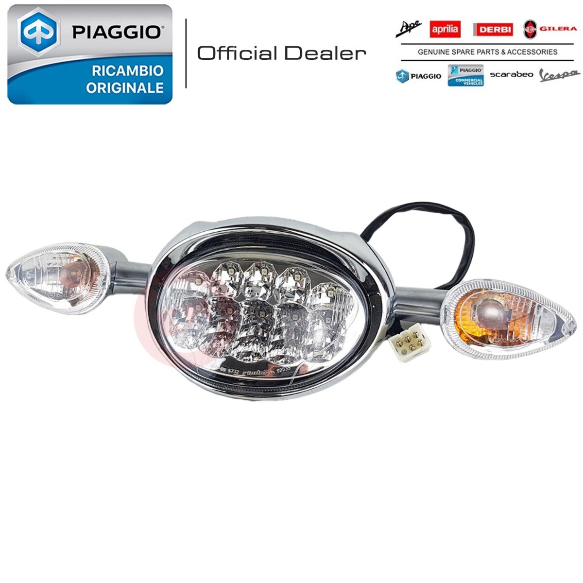 FANALE POSTERIORE GEMMA VETRO STOP FRECCE PER APRILIA SCARABEO 50 100 2014-2018