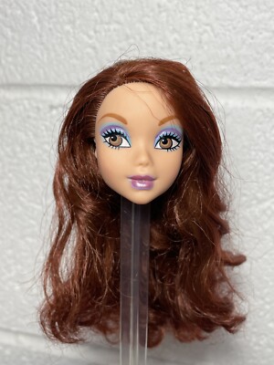Barbie My Scene Chelsea Doll's Head Auburn Red Hair