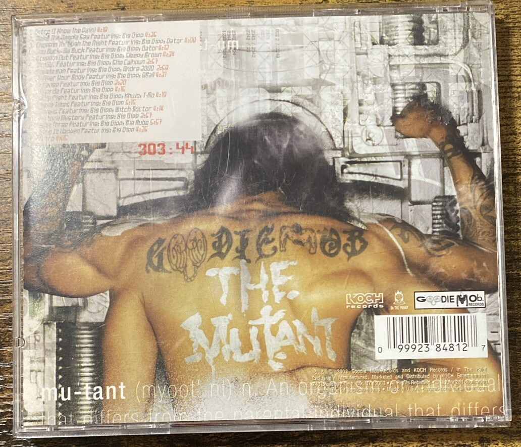 Big Gipp Mutant Mindframe [PA] CD 2003 Koch Records Goodie Mob