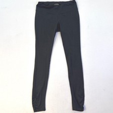 Anoka New Balance Womens Black Performance Ruched Ankle Leggings Small USA Made