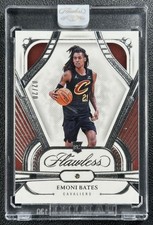 EMONI BATES 2023-24 PANINI FLAWLESS #72 ROOKIE DIAMOND GEM RC 02/20 CAVALIERS