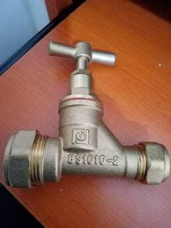 22MM X 15MM BS1010 2 STOPCOCK NEW NEVER FITTED