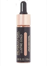 Makeup Revolution Liquid Highlighter 0.61 fl oz/ 18 ml - Lustre Gold