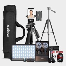 Professional Mobile Creator Kit - 72" Adjustable Tripod with Monopod, LED