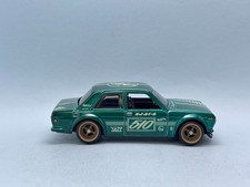 2021 Hot Wheels Super Treasure Hunt STH Datsun Bluebird 510 Green Loose Defect