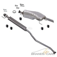 ATEC AUSPUFFANLAGE MITTELSCHALLDÄMPFER ENDSCHALLDÄMPFER FÜR OPEL VECTRA B 1.6