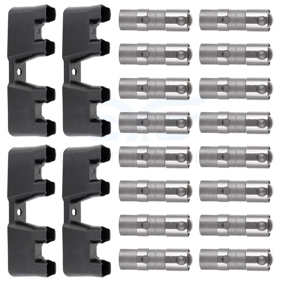 16x Lifters+ 4x Guide Trays For 1997-2013 Chevy Corvette 2000-2009 GMC Yukon V8 Foto 3 de 4