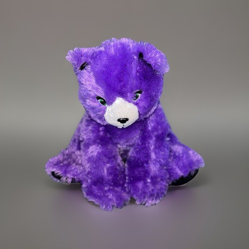 Build A Bear Spooky Kitty Halloween Special Edition Plush Purple Cat With Bow - Picture 4 of 14
