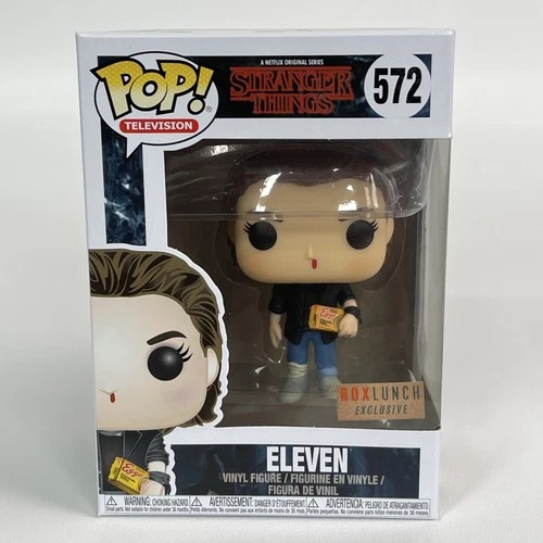 Funko Pop Stranger Things #572 Eleven Punk Rock Box Lunch Exclusive Box Damage