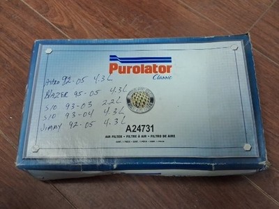 New Air Filter Purolator A24731 Classic