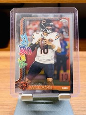 2025 Topps Chrome Football Caleb Williams Future Stars Refractor#FS-1 Bears 