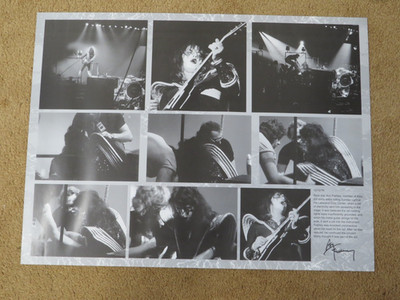 KISS ACE FREHLEY SHOCK ME LAKELAND 1976 CONCERT COLLAGE POSTER