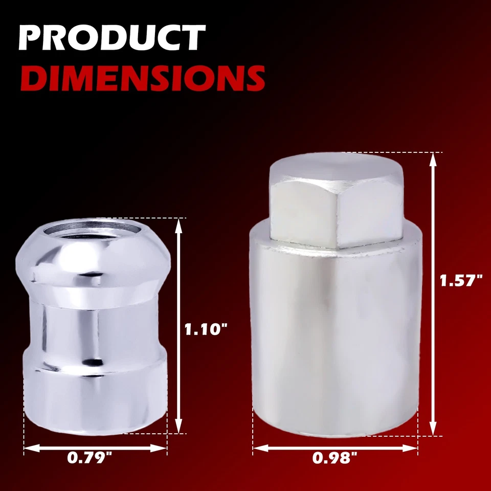 Conjunto de porca de trava de roda para Honda CR-V 07-25 Civic 16 Accord 08-12 antirroubo - Imagem 2 de 4