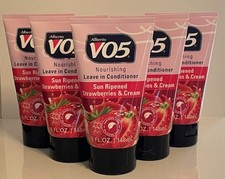 5 Alberto VO5 Nourishing Leave in Conditioner Sun Ripened Strawnerries Cream 5oz
