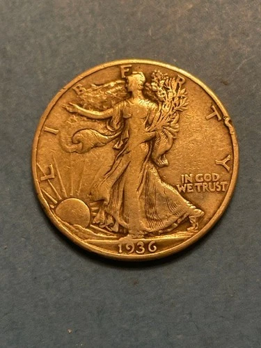 1936-D Walking Liberty Half Dollar — photo from the most recent tracked eBay sale