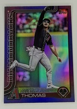 2025 Topps Series 2: #428 Alek Thomas - Color Match Purple /250