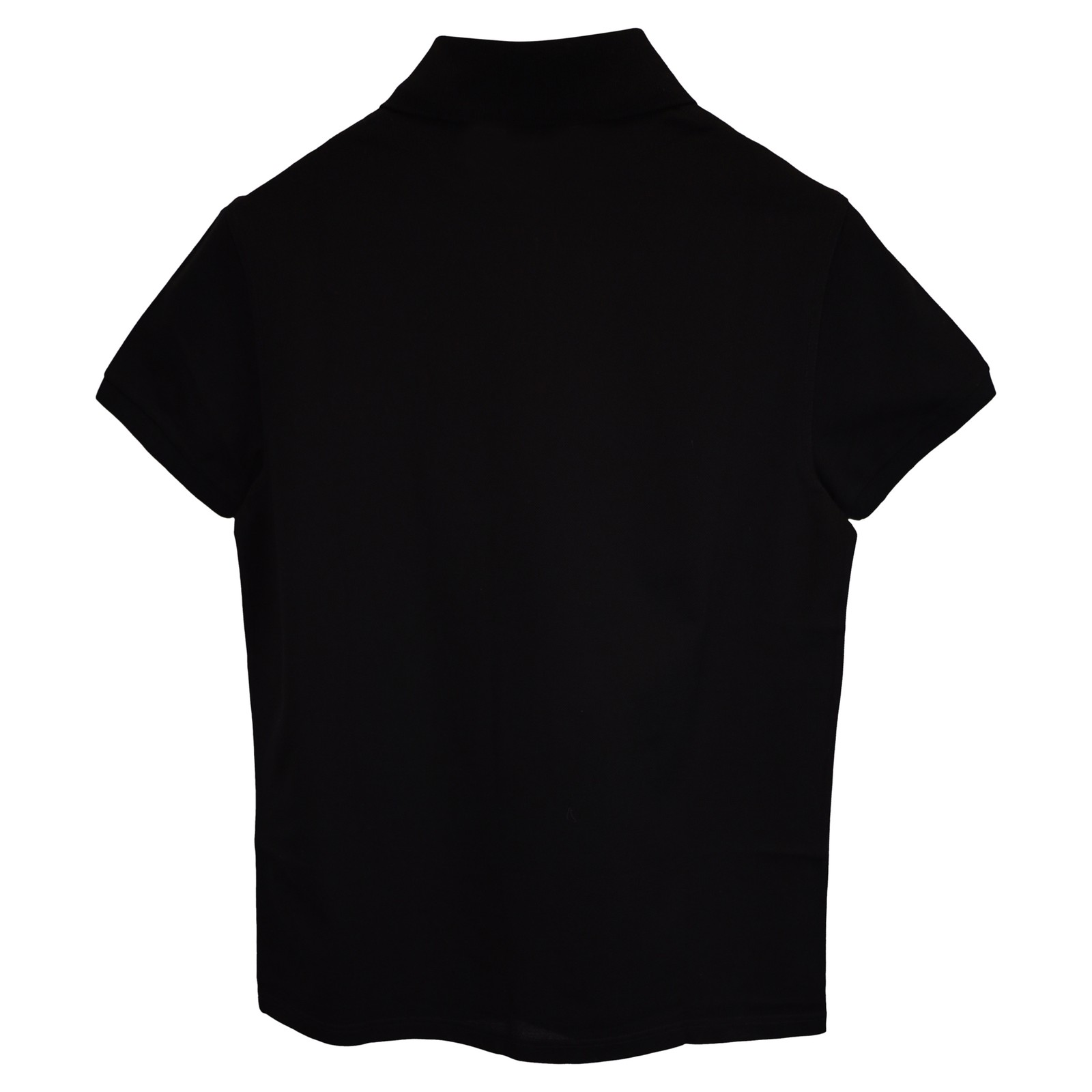 Polo Saint Laurent Paris Cassandre in cotone nero
