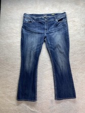 Silver jeans womens plus size 24 medium Wash mid rise Suki bootcut denim jeans