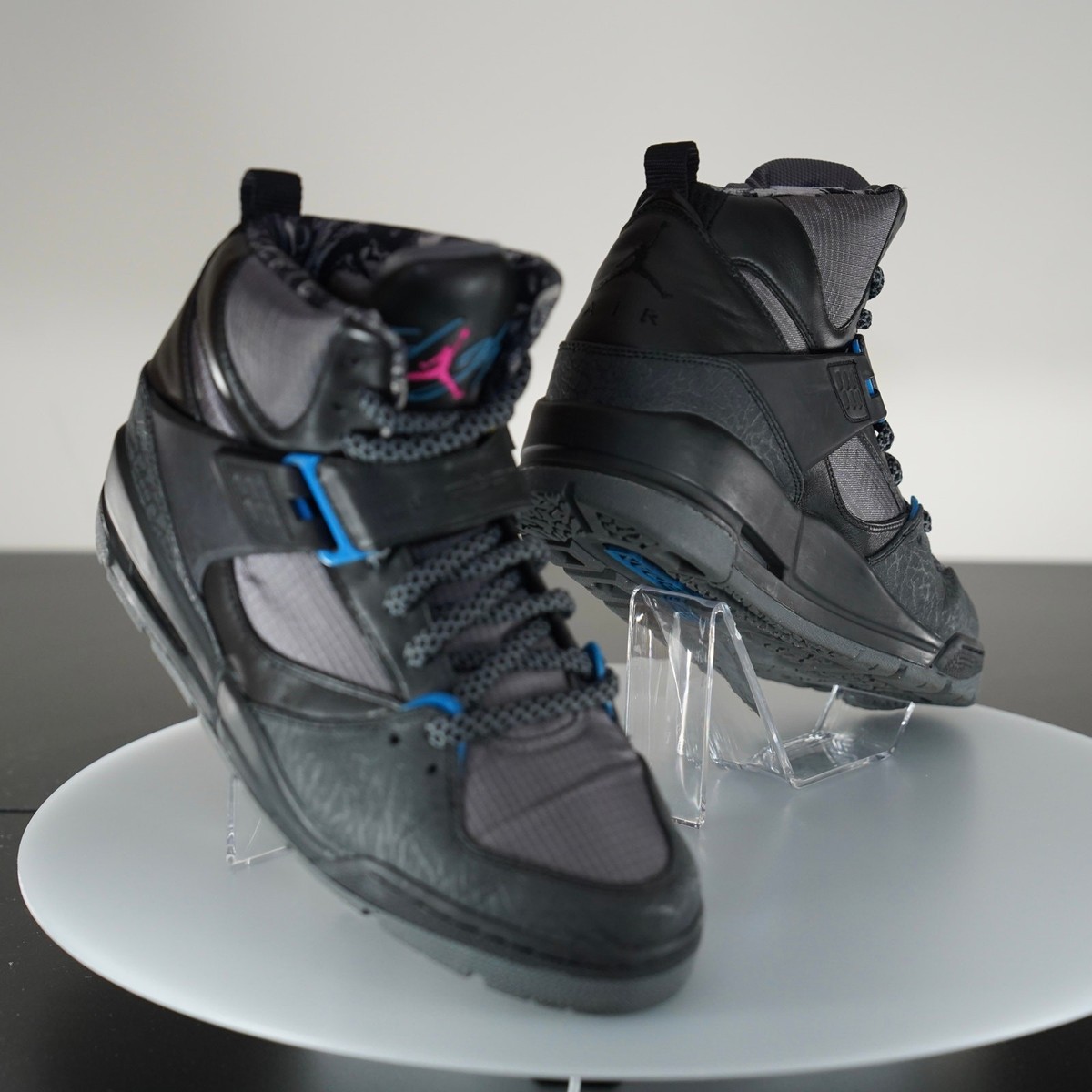 Jordan Flight 45‎ High Black Shoes Men\'s Size 12.5 Black Blue Basketball Shoes Jordan Flight 45 High Black Midnight Navy (PS) - CI5760-004 - US main image 2
