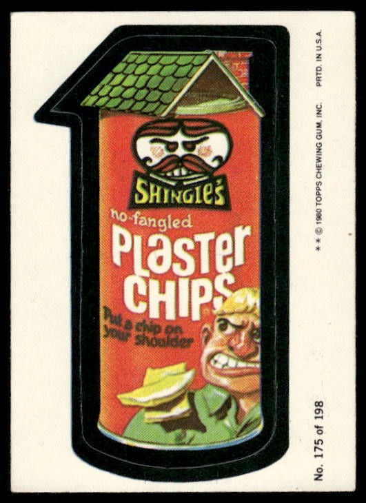 1980 Topps Wacky Packages (3rd Series Rerun) #175 Shingle's