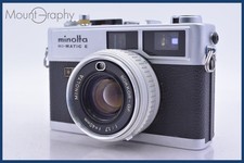   AS IS  MINOLTA HI-MATIC E 40mm F1.7 FromJapan am5147