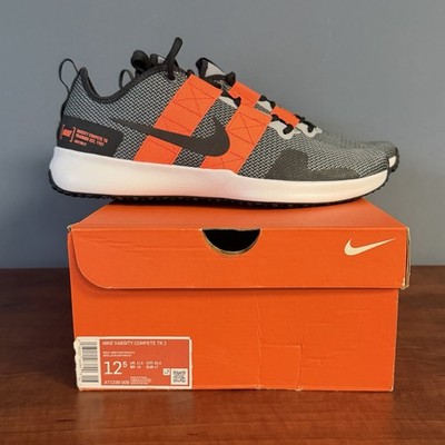 Nike Mens Varsity Compete TR 2 Size 12.5 AT1239-008 Wolf Grey Gray Running NEW