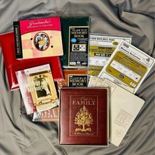 Scrapbook Album Lot With Extra Pages And Idea Book - Brand New