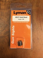 Lyman 3cf Front Sight .290 Gold Bead 38 Dt 3030054 Winchester 1873 1886 1890 Lyman 3cf Front Sight .290 Gold Bead 38 Dt 3030054 Winchester 1873 1886 1890