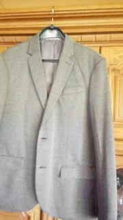 Herren SAKKO Gr. 27 grau JERSEY Kurzgröße von 54 neuwertig