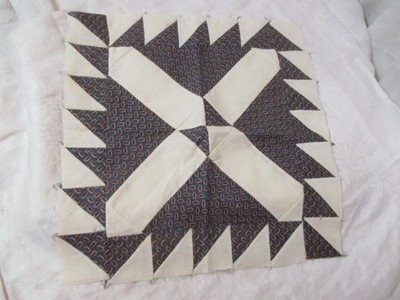 Vintage 1990's Quilt Block Bear Claw variation
