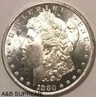 1880 Morgan Dollar From Obw Roll DMPL Choice-Gem Bu Uncirculated 90% Silver