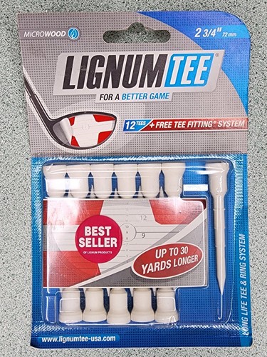 Lignum Tee 12 Tee 72mm 2 3/4" Microwood + Tee Fitting System 30 iarde più lungo - Foto 1 di 10