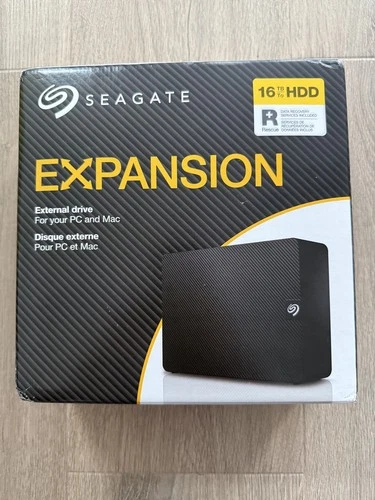 Seagate 16TB Expansion Desktop USB 3.0 3.5 Inch External Hard Drive NEW
