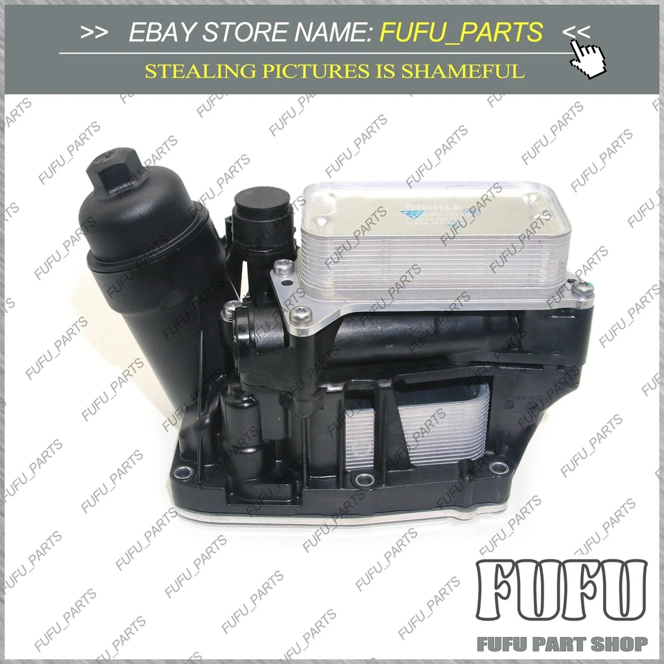 MAHLE OEM Oil Cooler Filter Assembly 11428507697 For BMW 328d 535d X5 X3 Diesel Foto 4 de 4
