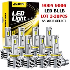 4-40X AUXITO 9005 9006 LED Headlight Bulb Conversion High Low White 9005+9006 EE